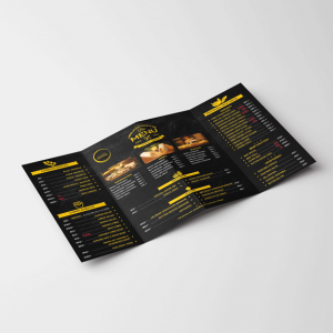 Food Menu Card Design, Printing and Packaging Services Company for Restaurants and Cafes in Dhaka and anywhere in Bangladesh