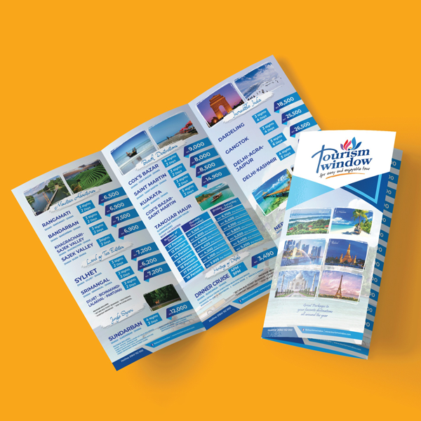 Leaflet Printing Project For Tourism Window